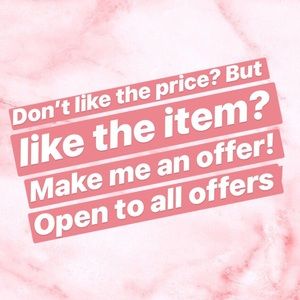 Make offers!🙂🌸